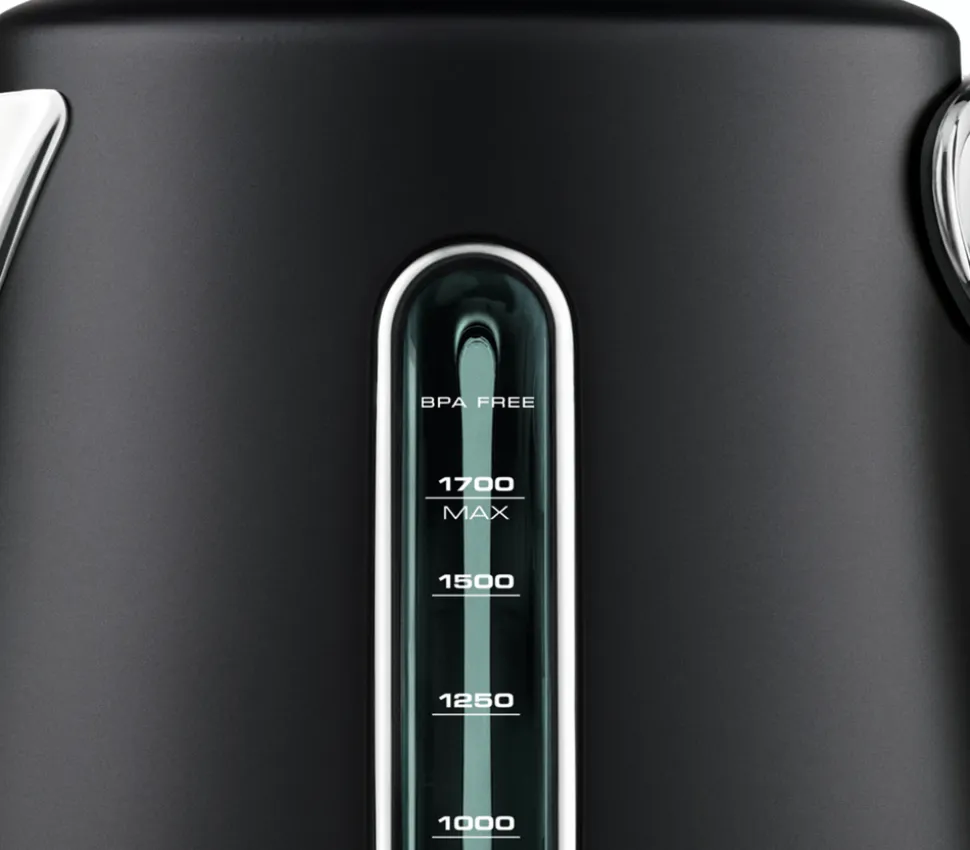 The Soft Top Luxe Elkedel, Black Truffle, 1,7