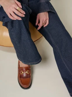 The Valerie Loafers, Brandy Leather, 36