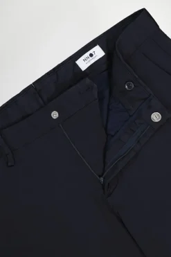 Theo 1420 Chinos, Navy Blue, W33/L30