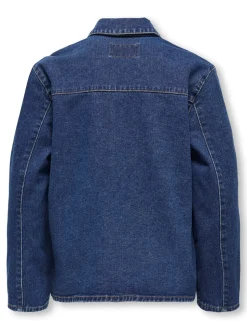 Thille Denim Jakke, Medium Blue Denim, 164 cm