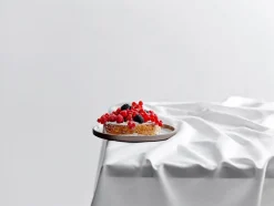 Tiles Damaskdug, Optisk Hvid, 140x370 cm