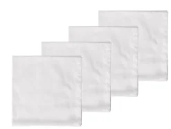 Tiles 4-pak Stofserviet, Optisk Hvid, 45x45 cm