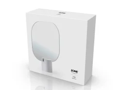 Time Bordspejl, Soft Grey, 20x26,5 cm