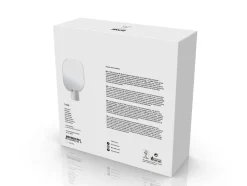 Time Bordspejl, Soft Grey, 20x26,5 cm