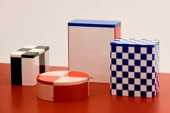 Tin Beholder, Blue/White