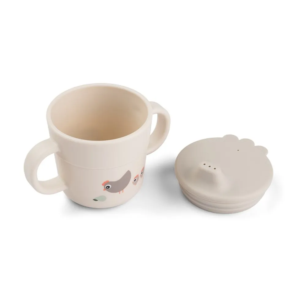 Tiny Farm Foodie Første Spisesæt m/Sugekop, Sand