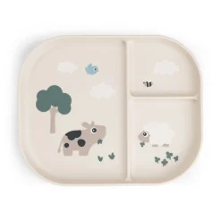 Tiny Farm Foodie Inddelt Tallerken, Sand