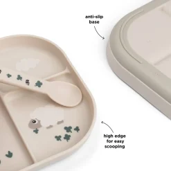 Tiny Farm Foodie Inddelt Tallerken, Sand