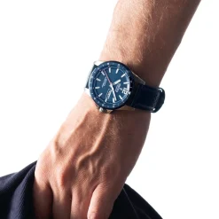 Titanium 20699 Herreur, Blue, 43 mm