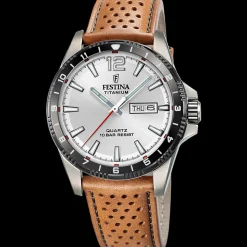 Titanium 20699 Herreur, Brown, 43 mm