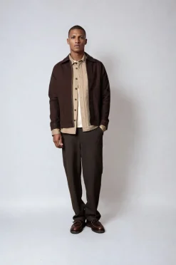 Tobias Winter Canvas 06 Jakke, Dark Chocolate, XL