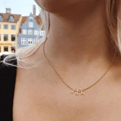 Together Family 3 Halskæde, Gold Plated, 45 cm