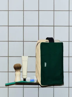 Toilettaske, Dark Green Multi