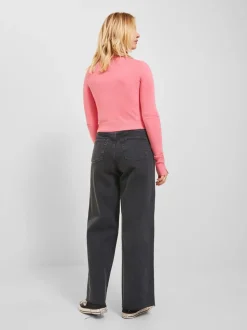 Tokyo Wide Jeans, Black Denim, W29/L34