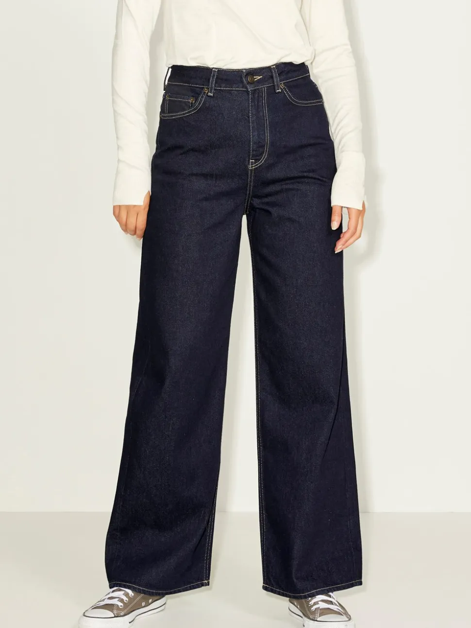 Tokyo Wide Jeans, Dark Blue Denim, W24/L32