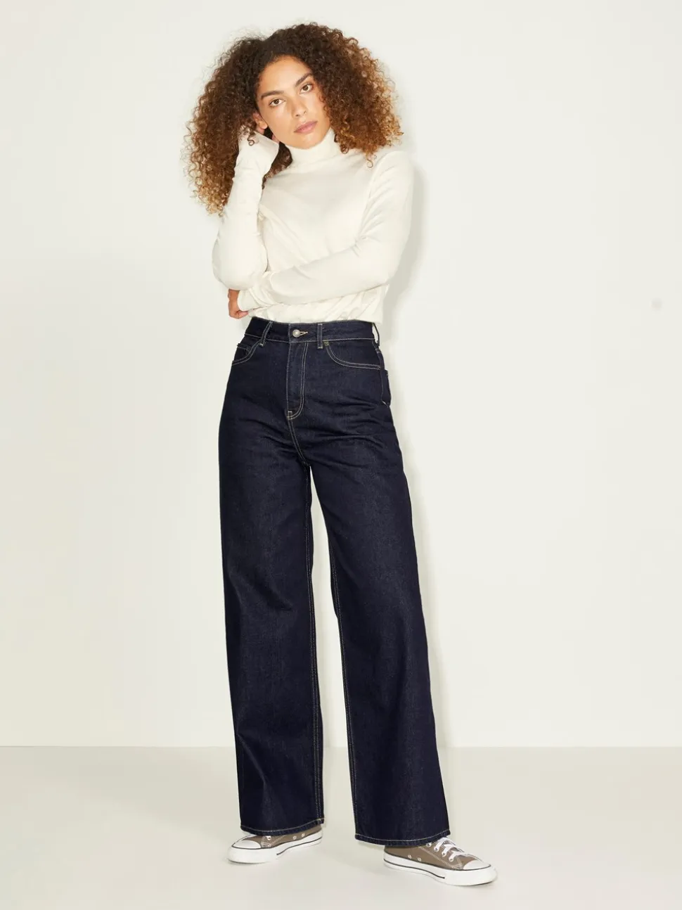 Tokyo Wide Jeans, Dark Blue Denim, W24/L32