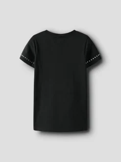 Tolia Slim Bluse, Black, 146-152 cm