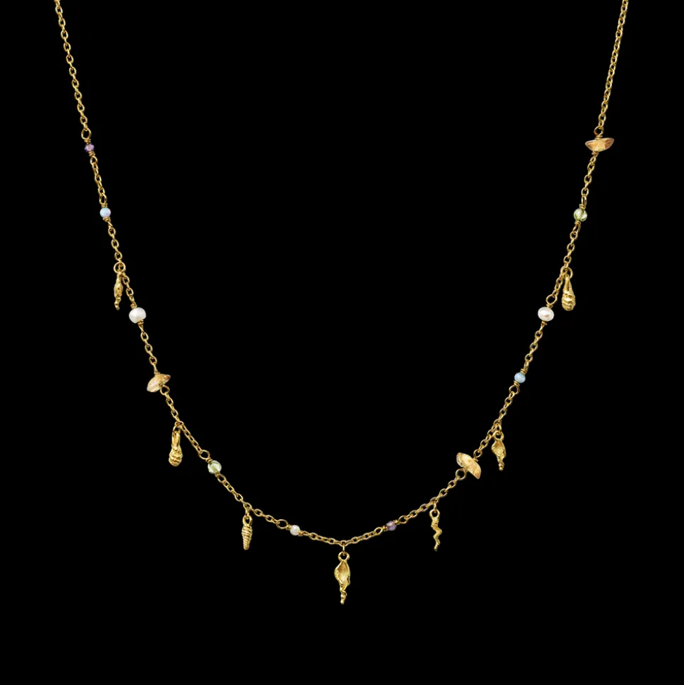 Toutsi Halskæde, Guld, 45 cm