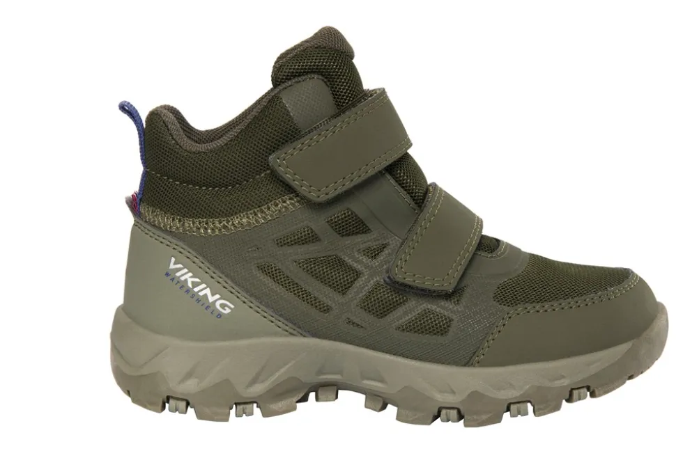 Track Mid Støvler, Olive, 24