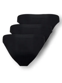 Tracy Bonded 3-pak Briefs, Black, 158-164 cm