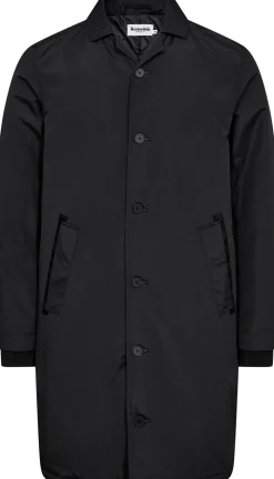 Trenchcoat, Black, L