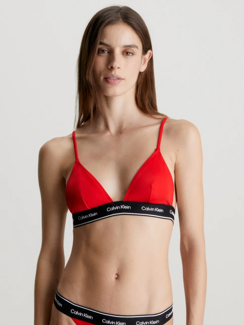 Triangle Bikinitop, Cajun Red, L