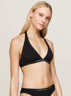 Triangle Fixed Bikinitop, Black, L