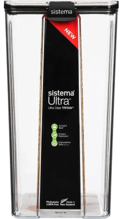 Tritan Ultra Boks, Klar, 4000 ml