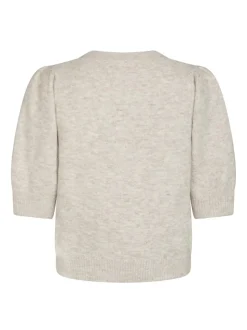 Trudy Knit Cardigan, Beige Melange, 36