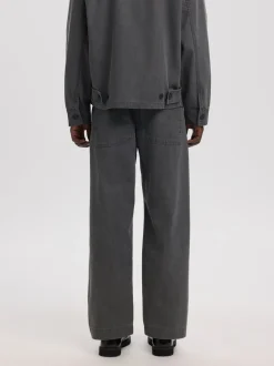 Trygve Selvedge Denim Jeans, Light Grey Denim, 34