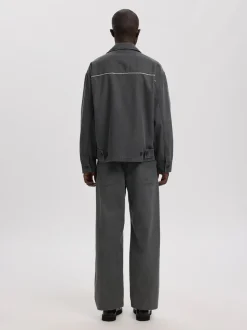 Trygve Selvedge Denim Jeans, Light Grey Denim, 34