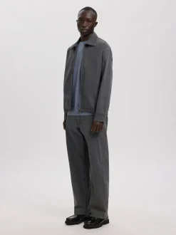 Trygve Selvedge Denim Jeans, Light Grey Denim, 34