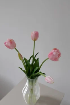Tulipaner Kunstige Blomster, Light Pink