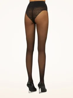 Tummy 20 Control Top Tights, Black, XL