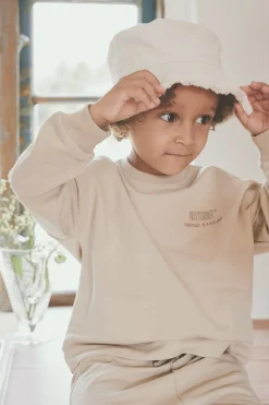 Twill Bøllehat, White Pepper, 4-6 år