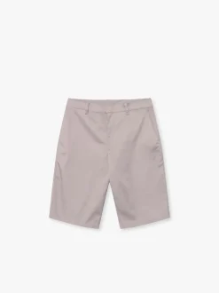 Twill Shorts, Silver Gray, XL