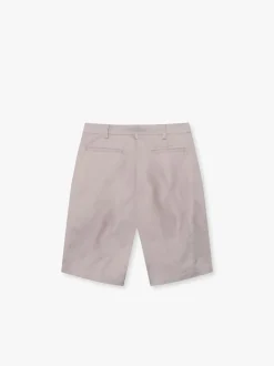 Twill Shorts, Silver Gray, XL