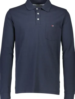 Twisted Piqué Polo, Navy, XXL