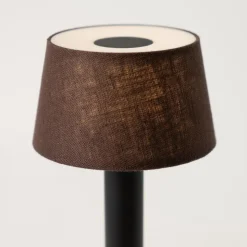 Two Bordlampe, Black/Brown