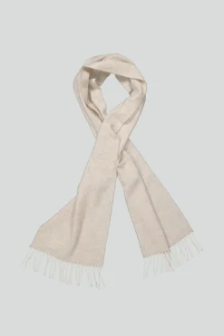 Two Halstørklæde, Ecru Multi