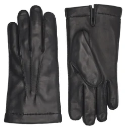 Uldforede Herrehandsker, Black, 8,5