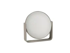Ume Bordspejl, Taupe, Ø19 cm