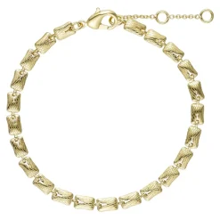 Una Armbånd, Gold Plated, 17 cm