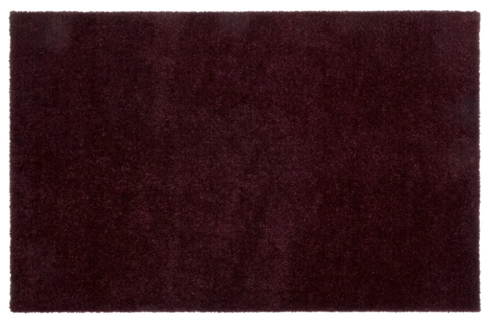 Unicolor Gulvtæppe, Bordeaux, 60x90 cm