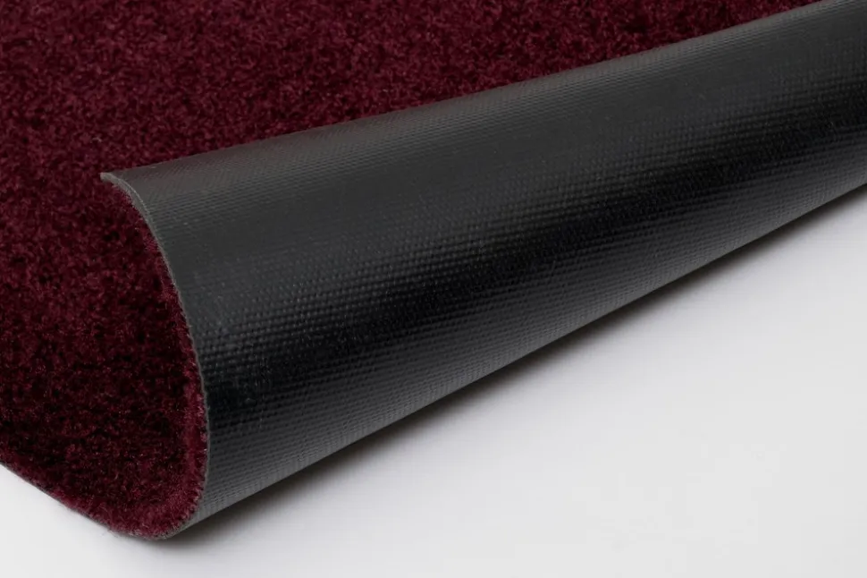 Unicolor Gulvtæppe, Bordeaux, 60x90 cm