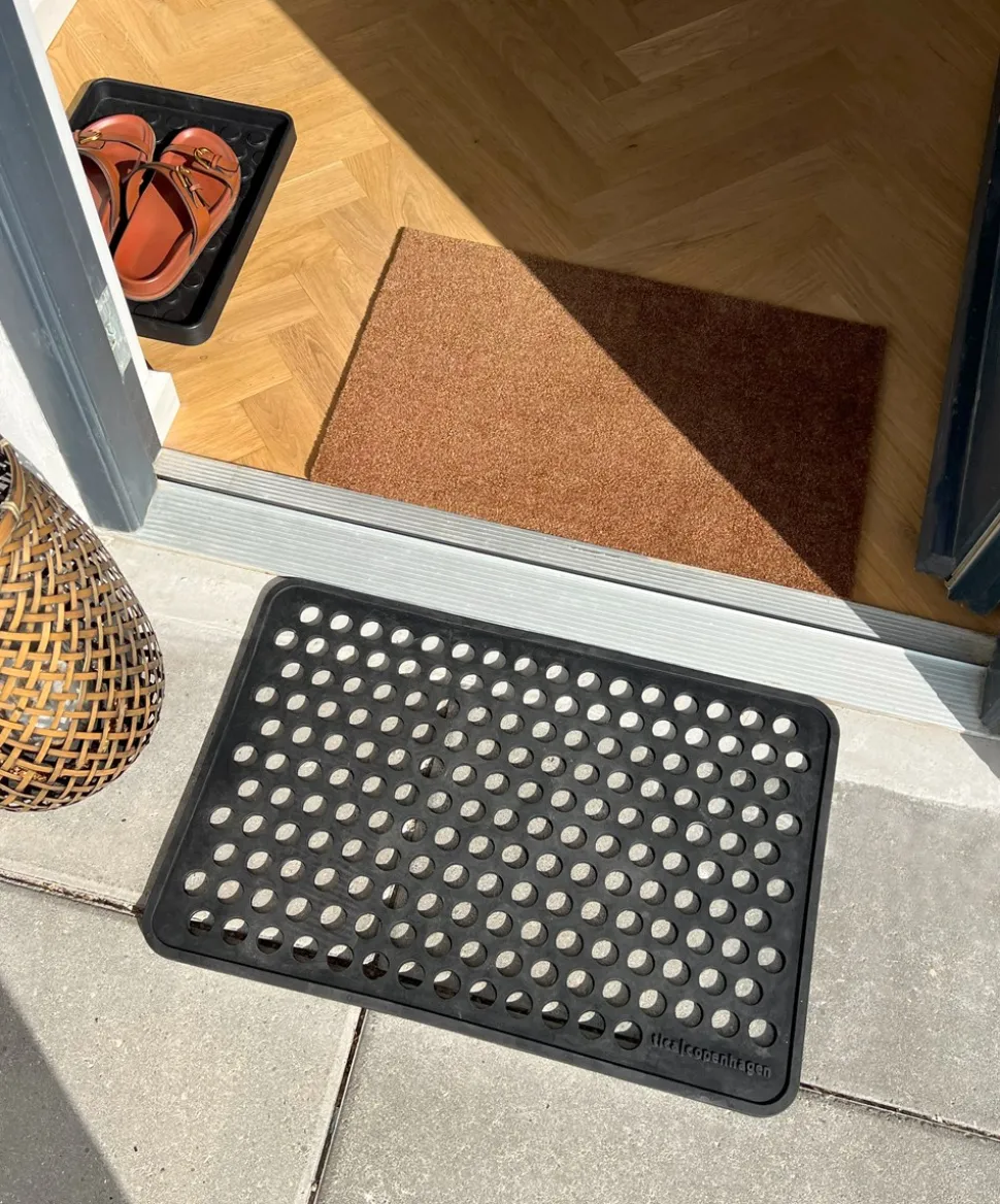 Unicolor Gulvtæppe, Cognac, 40x60 cm