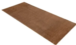 Unicolor Gulvtæppe, Cognac, 90x200 cm