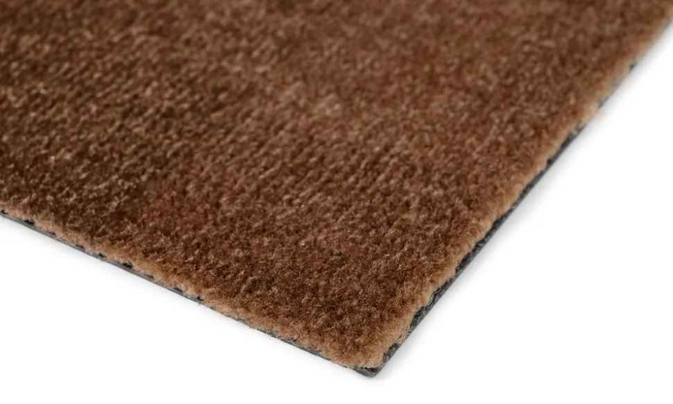 Unicolor Gulvtæppe, Cognac, 90x200 cm