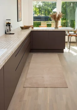 Unicolor Gulvtæppe, Ivory, 90x200 cm