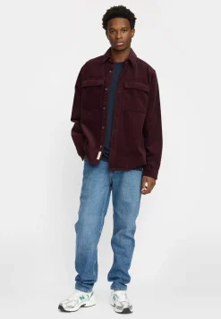 Utility Overshirt, Burgundy, M